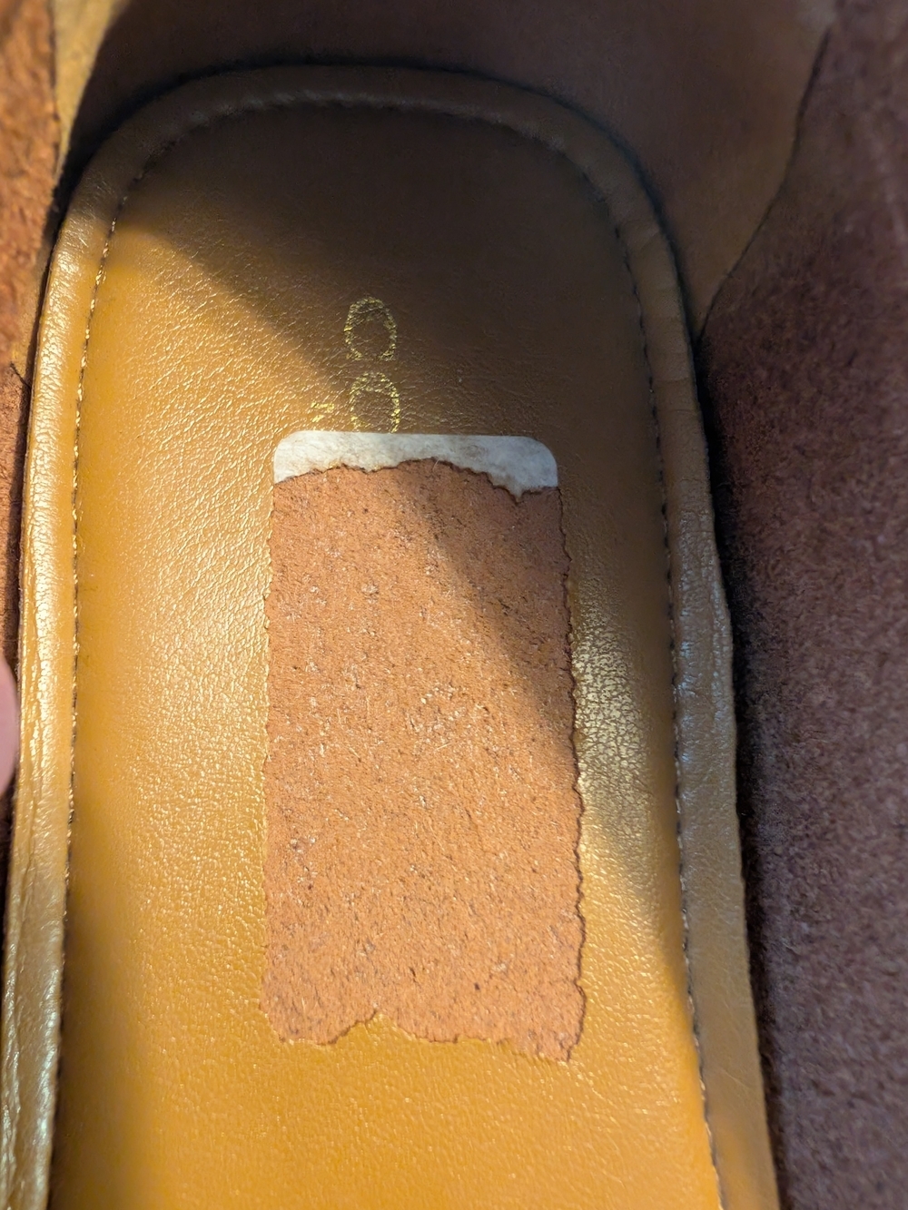 Coach Olive Leather Driving Loafers, Tan, Women's 7.5 - Picture 4 of 7